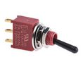 Miniature Toggle Switch ON-(ON) 5 A 1CO IP67 Soldering Lugs